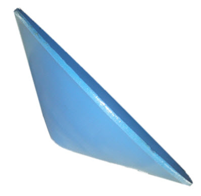 Au Seize 7.5” Batea Fibreglass Blue Display Pan
