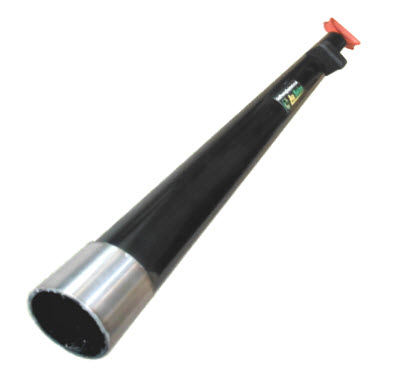 Process stream bed material manually using the Au Seize 68mm diameter hand gravel pump gold dredge with support handle.